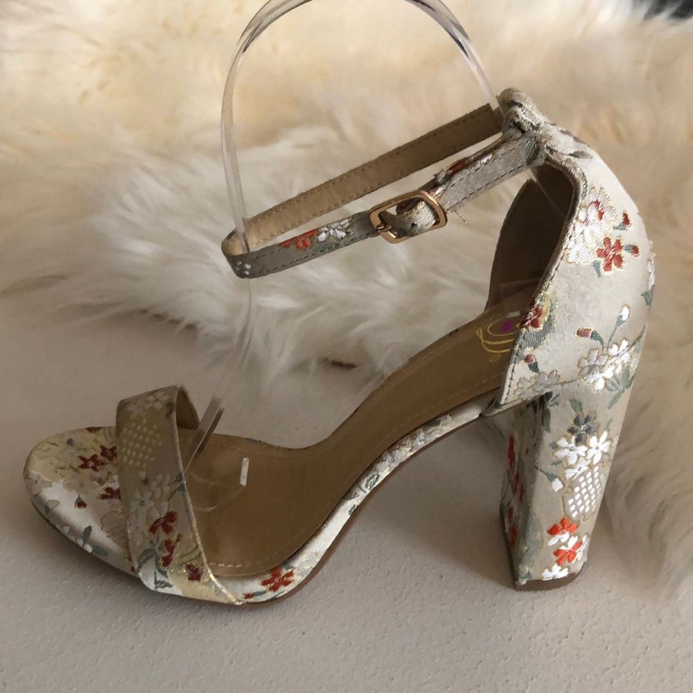 Oriental Block Heels